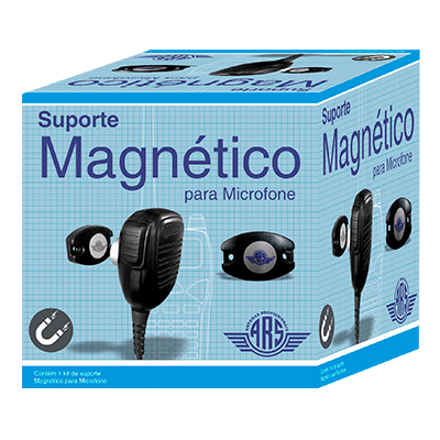 Suporte magnético para microfone